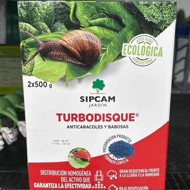 Anticaracoles y babosas TURBODISQUE SIPCAM 500gr