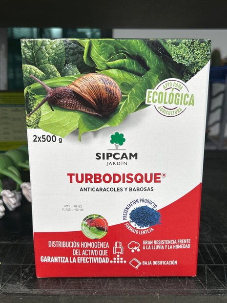 Anticaracoles y babosas TURBODISQUE SIPCAM 500gr