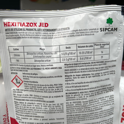 Hexitiazox JED Acaricida - Larvicida - Ovicida