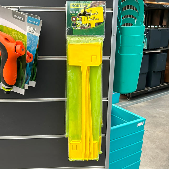 Etiquetas x 5 unid de 35 cm. NORTENE