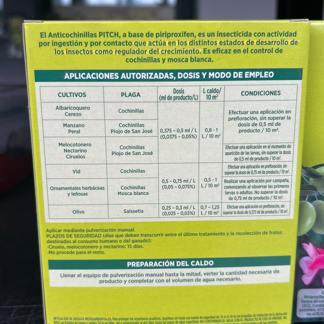 Anticochinilla PITCH Cochinilla/Mosca blanca