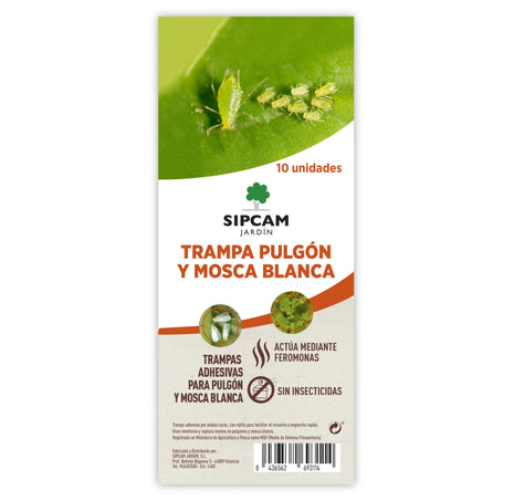 Trampa adhesiva cromática amarilla (Pulgón, Mosca Blanca, etc…) 10uds