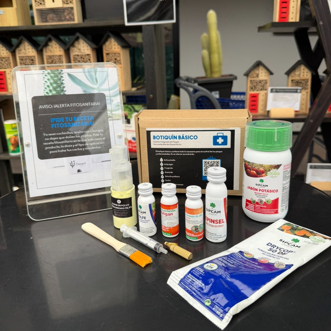 Botiquín básico para cactus y suculentas