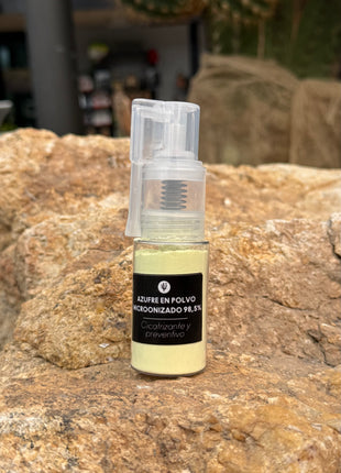 Aplicador de azufre en polvo microonizado