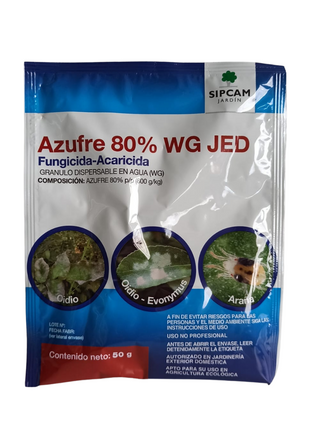 Sulfur in sachets 80%, Fungicide – Acaricide 50 g