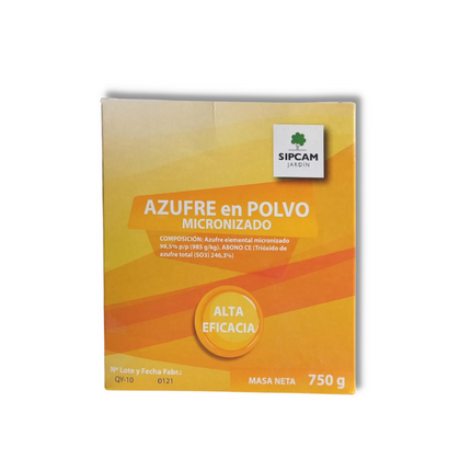 Azufre 98,5 espolvoreo, Fungicida – Acaricida 750g