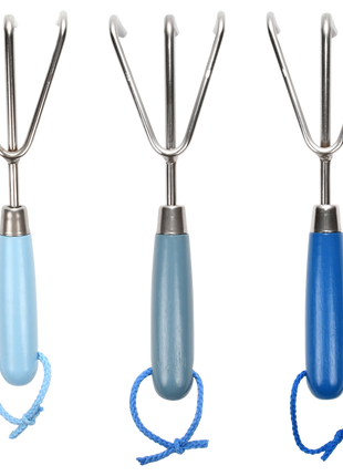 Hand rake (3 shades of blue)