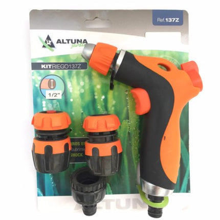 Kit de Riego con Pistola Regulable. ALTUNA Ø1,2" - DesertSTORE.es