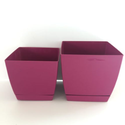 Maceta con plato DUKP - DesertSTORE.es