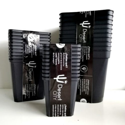 Macetas de Luxe by Desert CITY. Pack de 10 unidades.