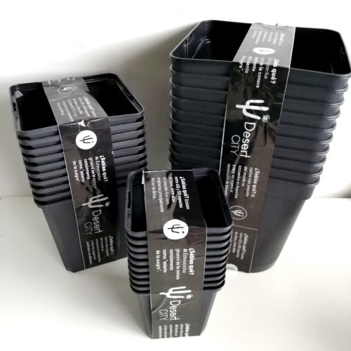 Luxe pots by Desert CITY. Pack of 10 units.